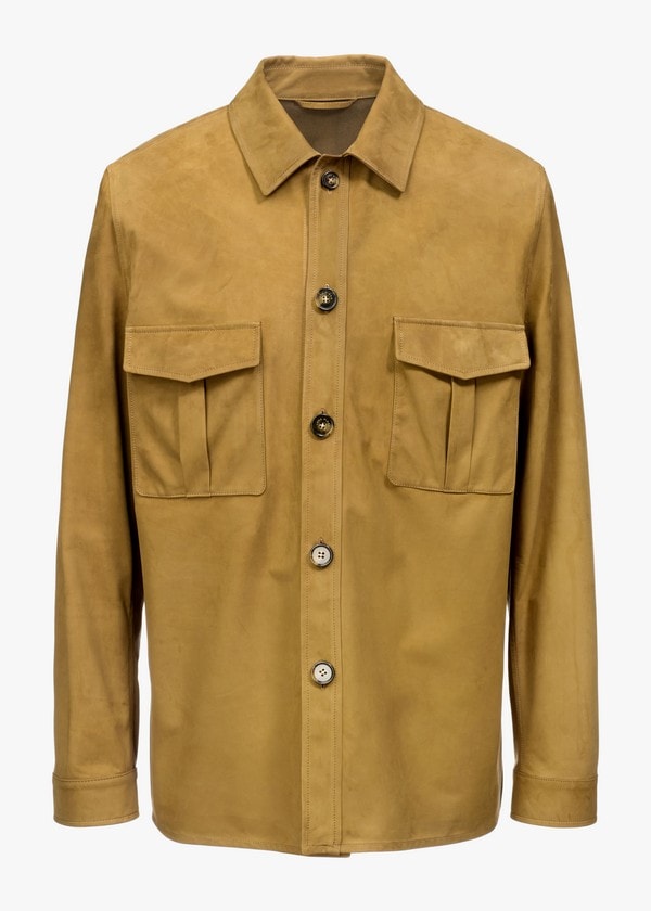 Eastwood Overshirt - Окрашенная кожа теленка